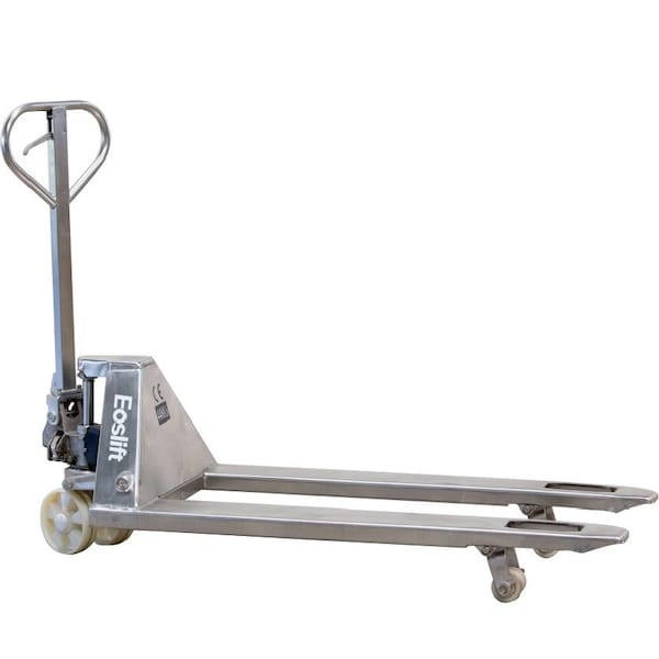 Eoslift 4,400 lbs. Weight Capacity, 27" x 48" Forks, Industrial Grade M20S Stainless Steel Hand Pallet Truck M20S - main
